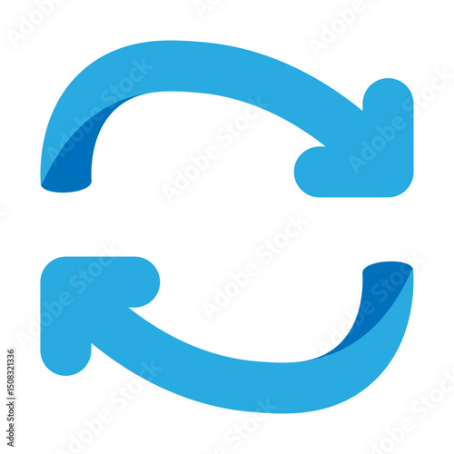 Refresh Vector Flat Icon Design