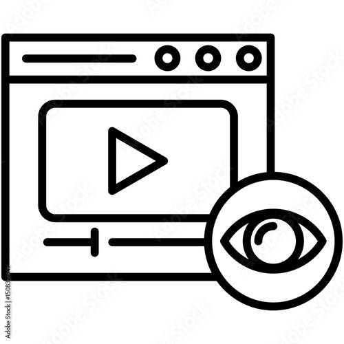 Video Views Icon