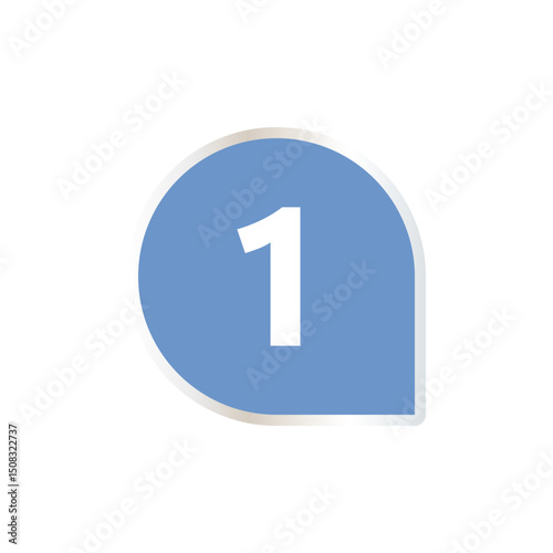 Number icon vector illustration. Infographic number icon vector. number icon vector