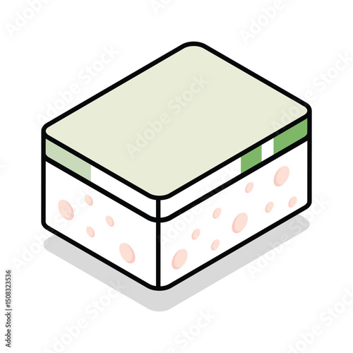 Check out this isometric icon of sponge cleaning tool