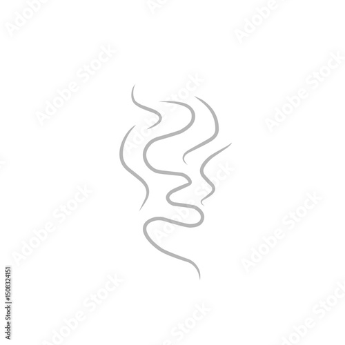 wind line vector illustration