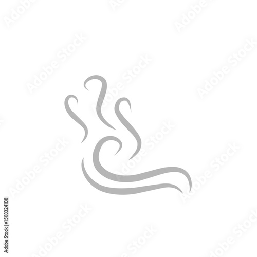 wind line vector illustration