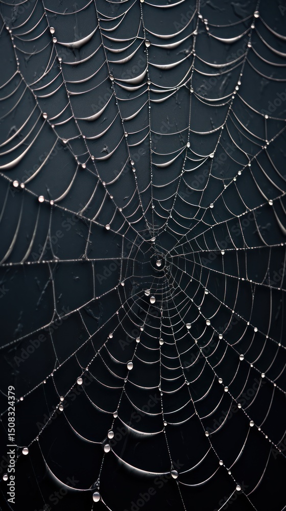 Naklejka premium Texture Wallpaper spider backgrounds concentric.