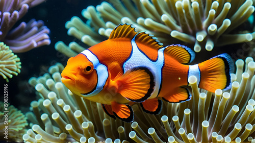 mr.Clownfish - the most popular saltwater fish in coral reef aquariums