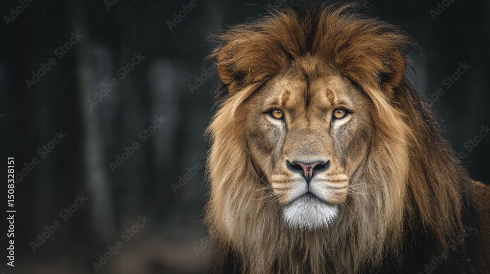 Fototapeta premium portrait of a lion