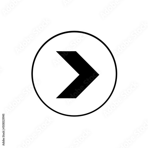 Free Download a right arrow icon vector illustration - GFXLoad