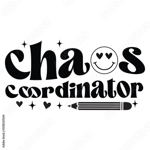chaos coordinator Retro SVG Art & Illustration