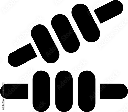cricket bails icon.  Sports Equipment  sign. agricultural field. Cricket Wickets element.  playing cricket, isometric view