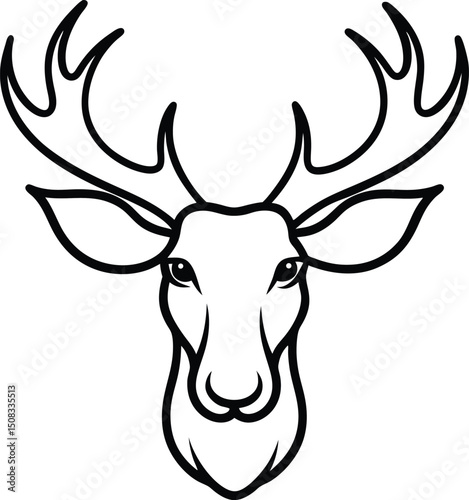 deer head isolated