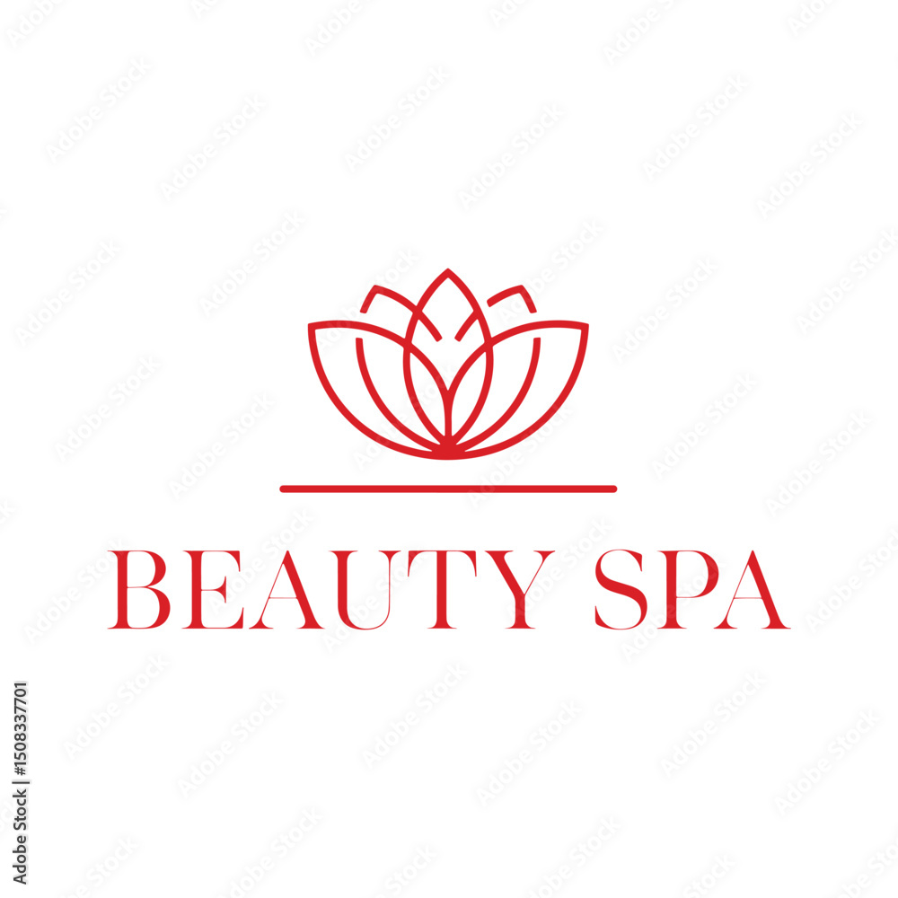 Fototapeta premium Spa Logo Design Vector, Yoga Logo Design