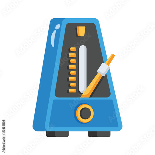 Check out this 2d icon showing rhythmic metronome device