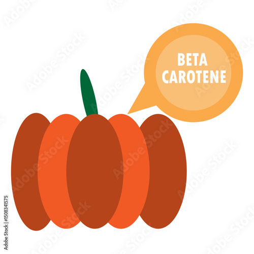 pumpkin with beta carotene