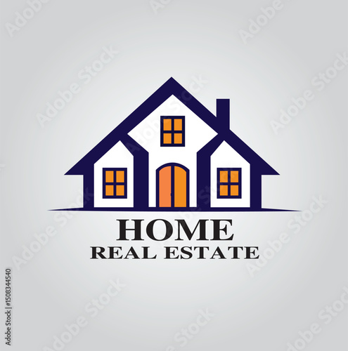 Home Real Estate Logo | Modern Property & Housing Emblem