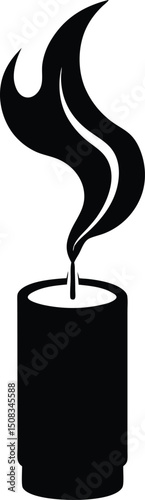 vector illustration of a black and white shoe