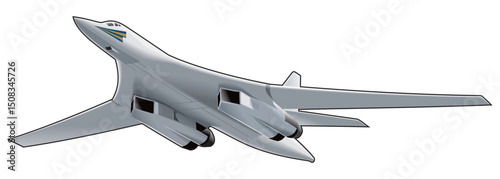 The Tu-160 is a Soviet and Russian supersonic strategic missile carrier—bomber with a variable sweep wing