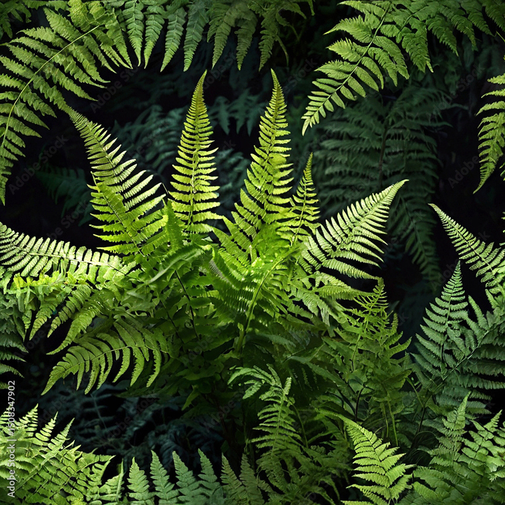 Obraz premium wild grass in the forest