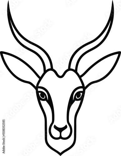 deer head vector