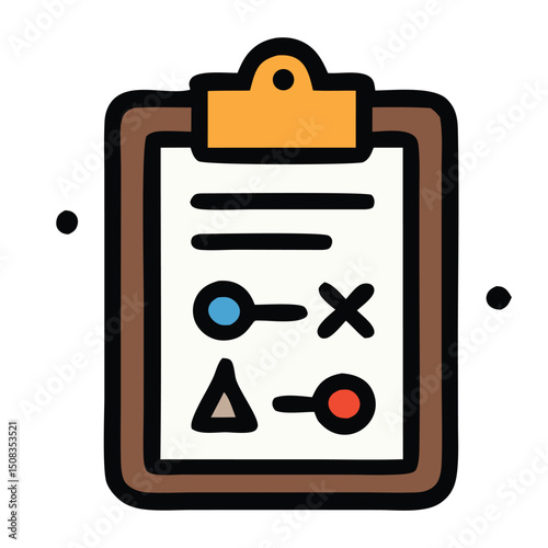 Clipboard with checklist; perfect for productivity, planning, task management, organization, todo lists, project management, business planning, and goal setting.