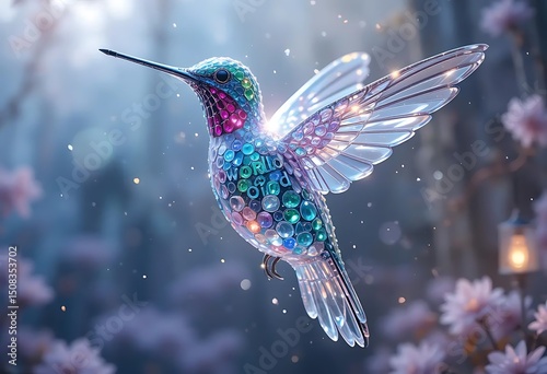hummingbird on a branch