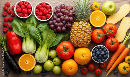 Inilah palet alami terbaik: buah & sayur penuh cinta dan nutrisi