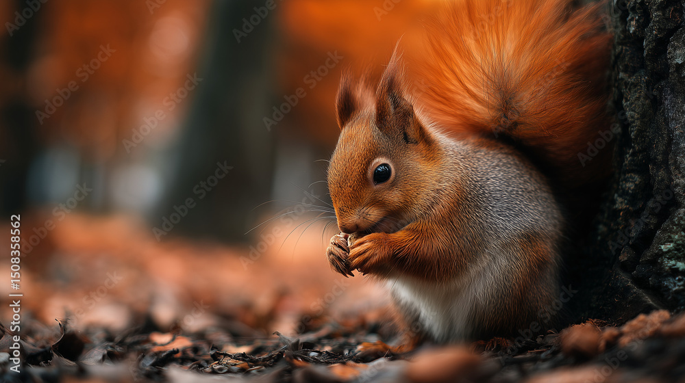 squirrel eating nut squirrel eating nut