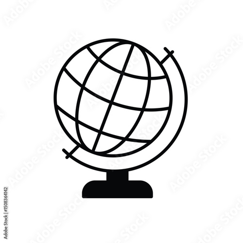 Globe Vector icon