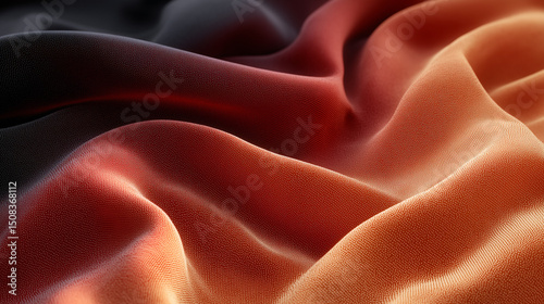 red silk background