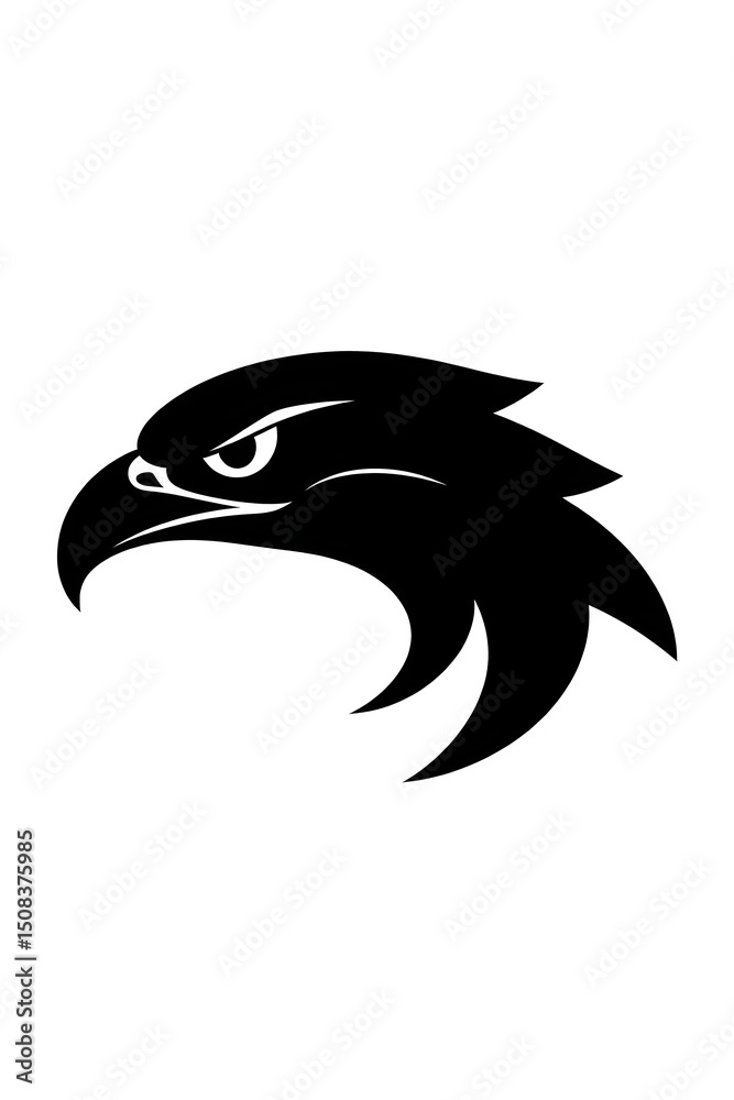 Obraz premium eagle head vector illustration