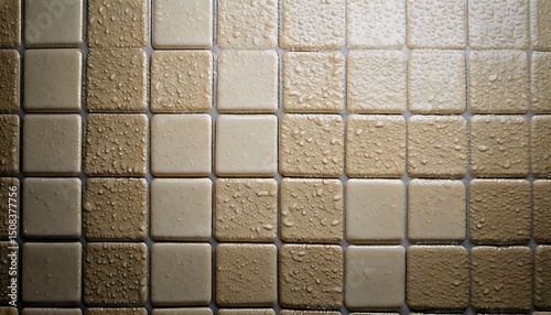 Tile, background, wallpaper, design, wet, glossy, closeup, surface, texture, ceramic, reflective, modern, smooth, damp, pattern, water, detail, abstract, bathroom, clean, interior, decorative, realist