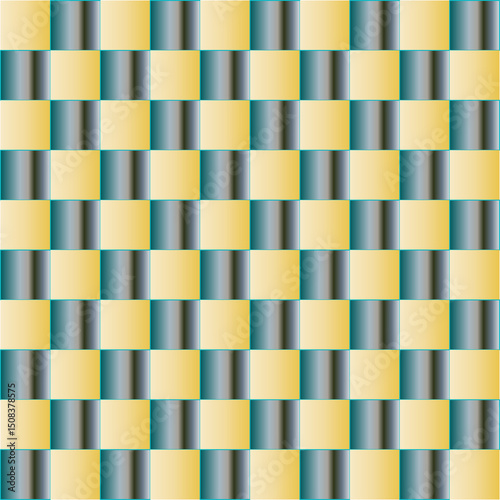 222 03 seamless repeating pattern with small hand drawn checkerboard in metallic blue and cream Coastal, Americana, universal dark blue checker - checkered Blue Vector 