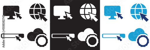 Web and  App desogm icon .  ui ux , user interface icon.  Vector illustration. isolated on white and black background. EPS 10