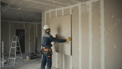 Wallpaper Mural Drywall Installation: Interior Construction Progress Torontodigital.ca