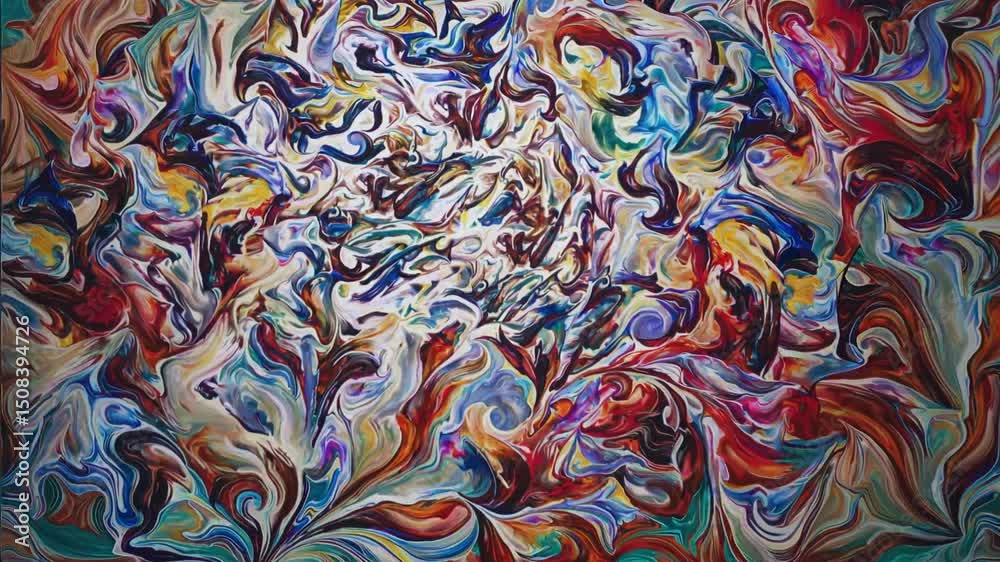 Vivid abstract paint swirl transitions from blur to clarity in dynamic motion Vivid abstract paint swirl transitions from blur to clarity in dynamic motion