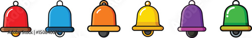 Notification Bell Icon Representing Alerts, Reminders, and System Warnings for Digital Interfaces