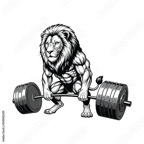 Funny fitness gym vector