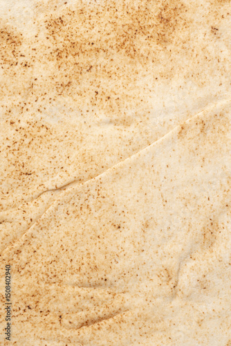 Thin lavash isolated on white background. Armenian unleavened lavash. Lavash as textured bread background.	
