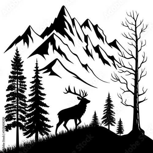 deer in the forest