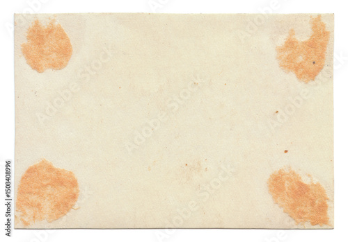 Konstfotografi Vintage background of old ancient torn paper texture with spots