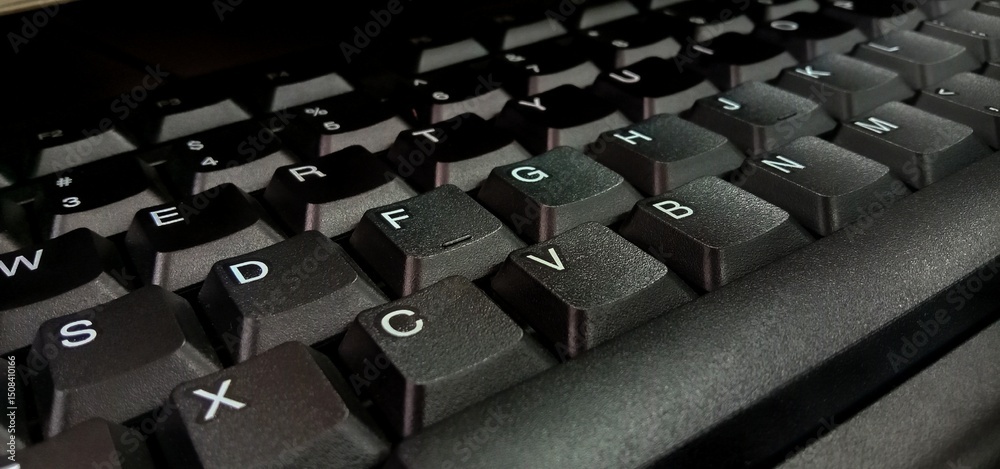 Fototapeta premium close up of keyboard