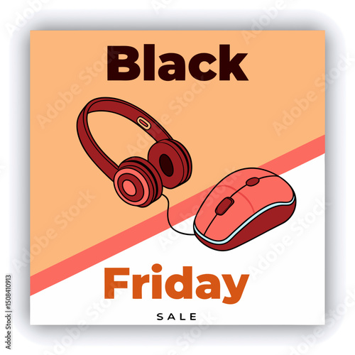 Black Friday super sale social media banner templateHEADPONE (1)