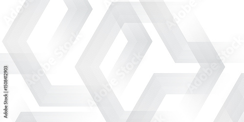 Abstract gradient color strips geometric lines on white background with luxury shapes motion strip. Modern pattern elegant digital line template background.	