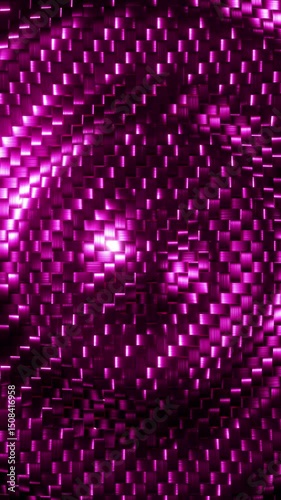 Shiny purple weave carbon fiber. Vertical looped video