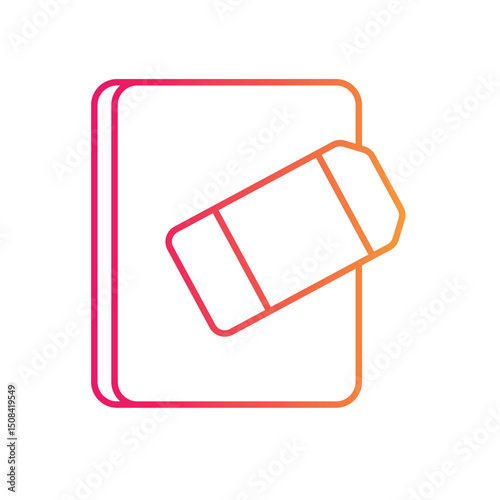 Eraser Vector icon
