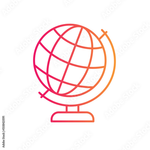Globe Vector icon