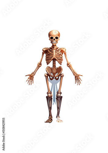 Bone is a living tissue made of a protein matrix (collagen) hardened by calcium phosphate and calcium carbonate. Cartilage is a flexible connective tissue. In echinoderms, the endoskeleton consists of