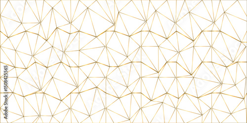 Abstract line background. abstract golden lines with white background. Seamless geometric polygonal repeatable pattern swatch background, Trendy design vector background for web backdrop