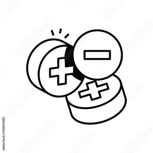 Math Symbols Vector icon