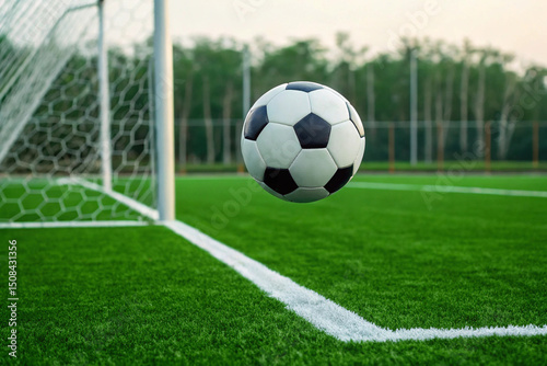 soccer ball on green grass