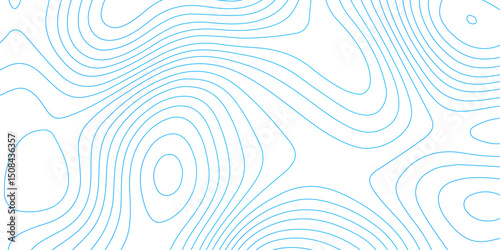 Topographic map background with geographic grid for hiking and mountain sport. modern design with white background and colorful wave line. topographic contour lines vector map seamless pattern vector.