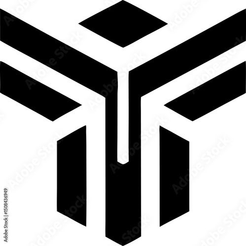 Abstract Geometric Cube Logo